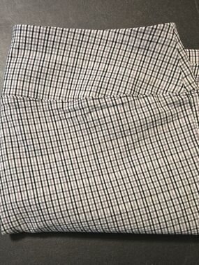 Worthington Plaid No Button Pants Size 16